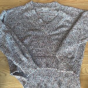 Jason Wu Speckled Knit V-Neck Sweater